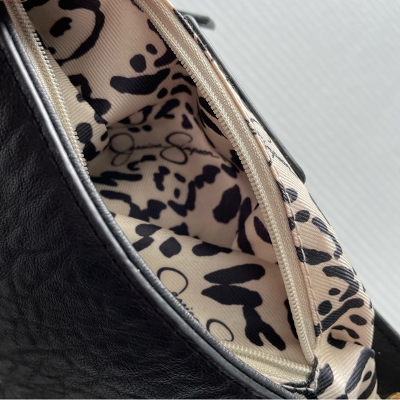 Jessica Simpson Black and Gold Mini Handbag - Picture 5 of 7